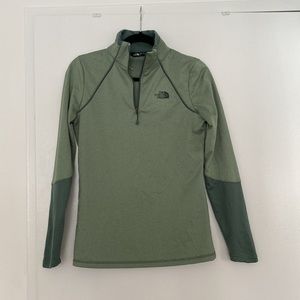 NORTH FACE | Green hiking quarter zip